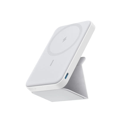 Anker 5,000mAh Magnetic Power Bank - Wireless Portable Charger with Foldable Stand & USB-C Port for iPhone 17/16/15/14/13