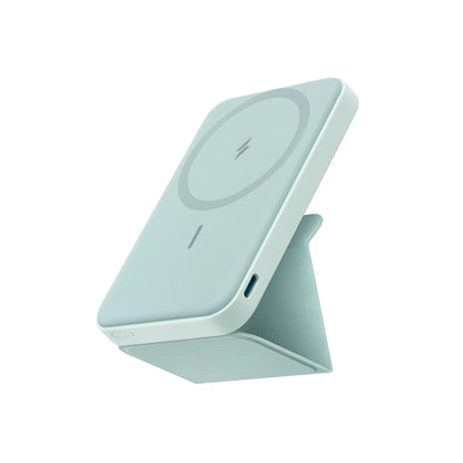 Anker 5,000mAh Magnetic Power Bank - Wireless Portable Charger with Foldable Stand & USB-C Port for iPhone 17/16/15/14/13