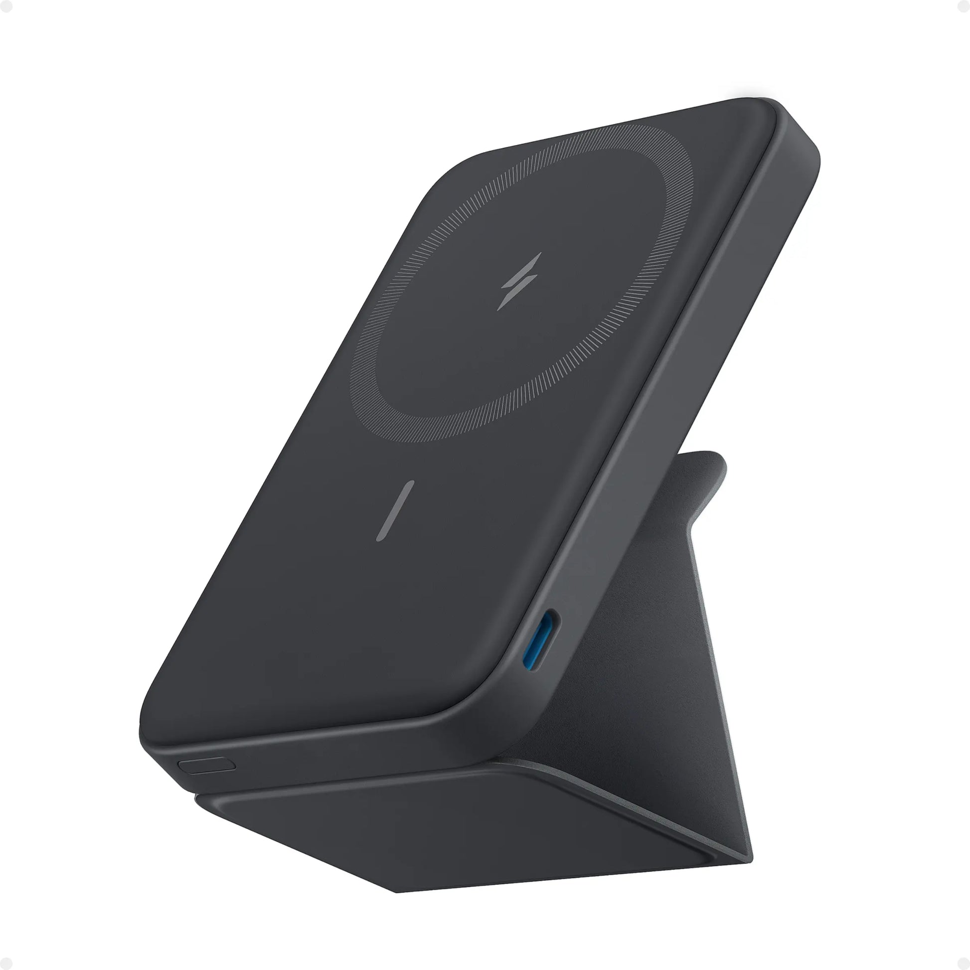 Anker 5,000mAh Magnetic Power Bank - Wireless Portable Charger with Foldable Stand & USB-C Port for iPhone 17/16/15/14/13