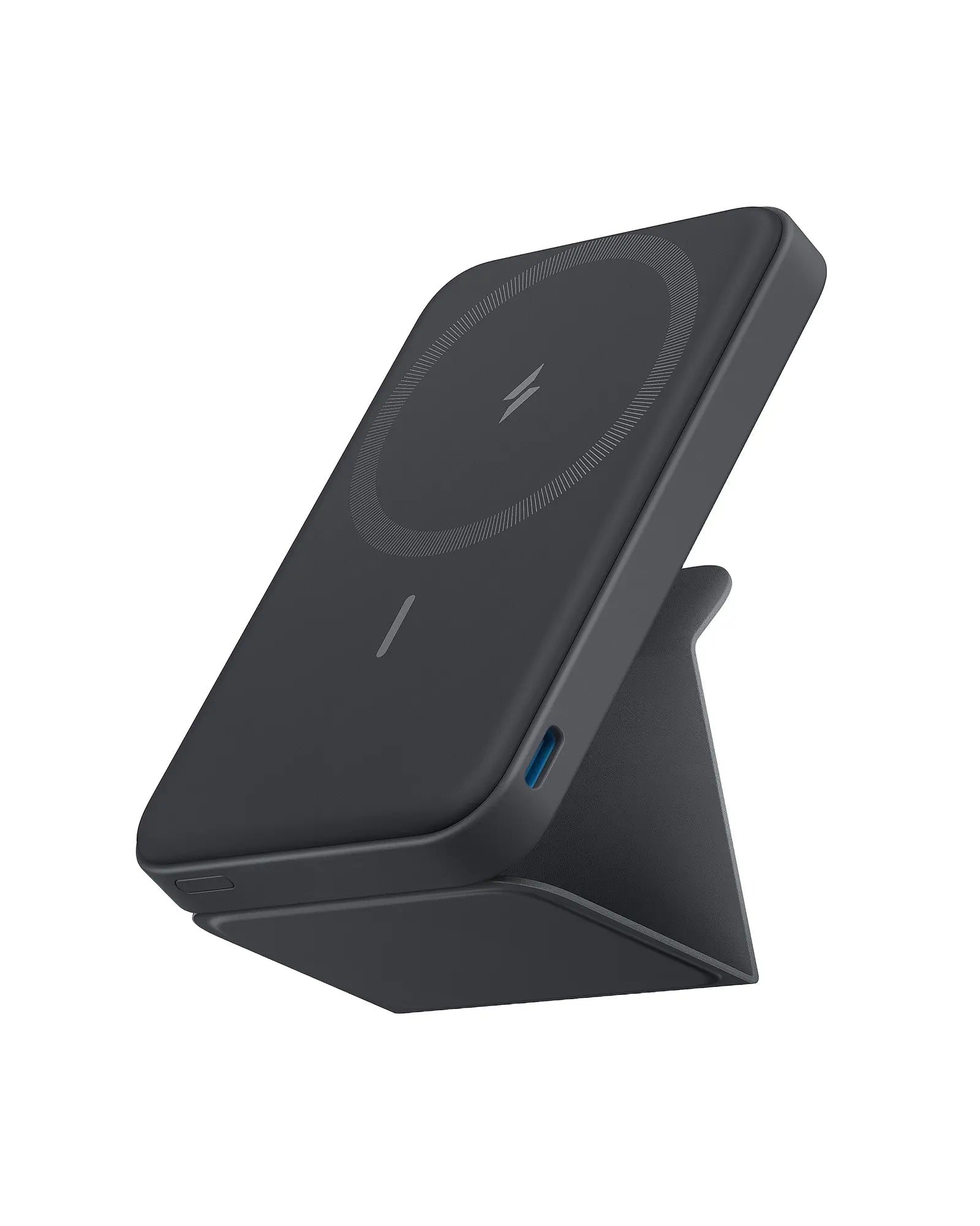Anker 5,000mAh Magnetic Power Bank - Wireless Portable Charger with Foldable Stand & USB-C Port for iPhone 17/16/15/14/13