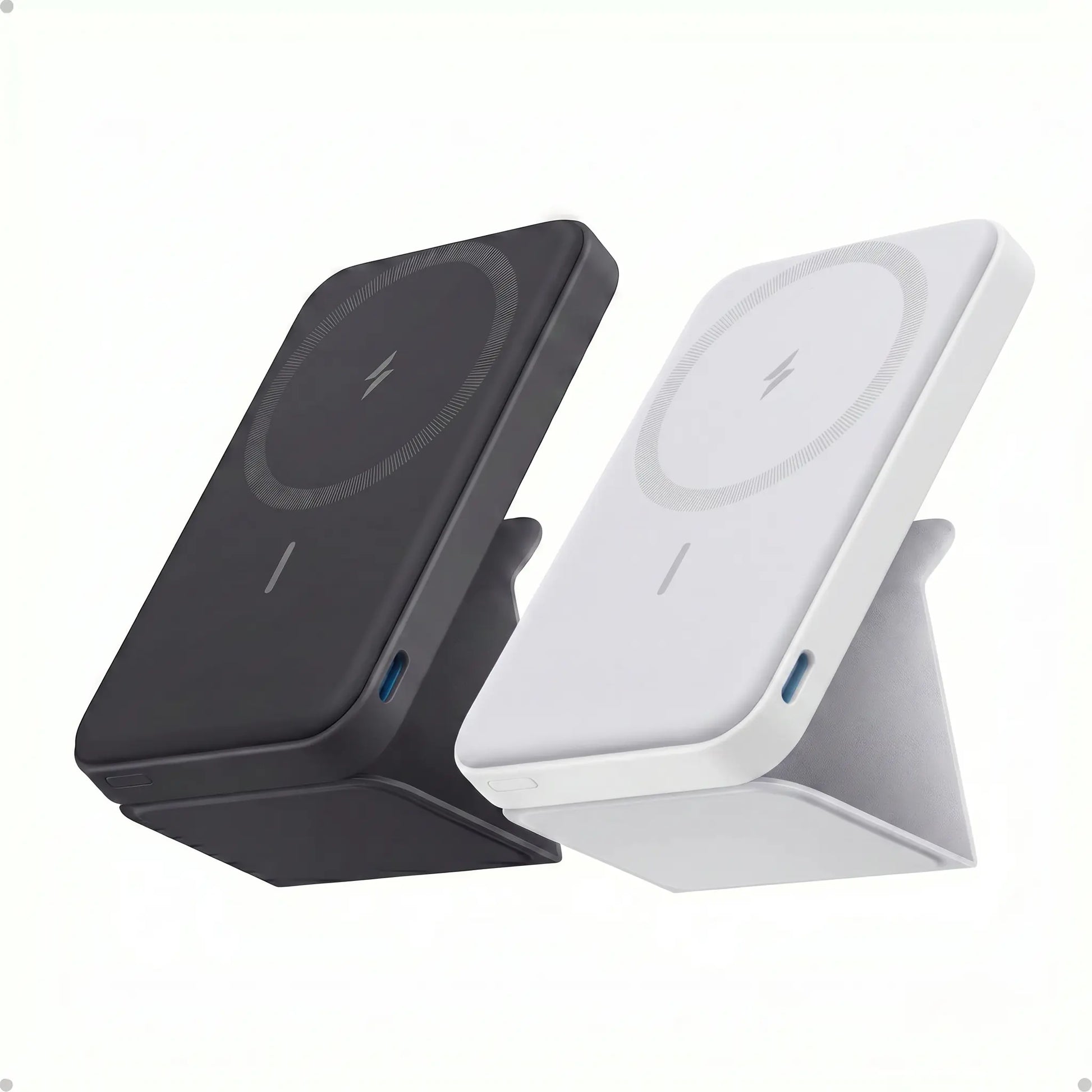 Anker 5,000mAh Magnetic Power Bank - Wireless Portable Charger with Foldable Stand & USB-C Port for iPhone 17/16/15/14/13