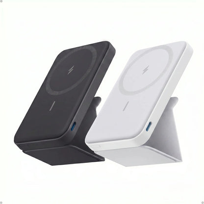 Anker 5,000mAh Magnetic Power Bank - Wireless Portable Charger with Foldable Stand & USB-C Port for iPhone 17/16/15/14/13