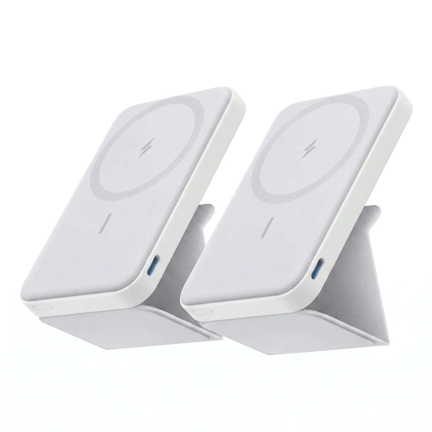 Anker 5,000mAh Magnetic Power Bank - Wireless Portable Charger with Foldable Stand & USB-C Port for iPhone 17/16/15/14/13