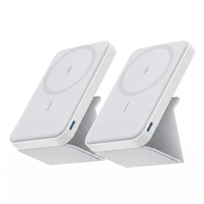 Anker 5,000mAh Magnetic Power Bank - Wireless Portable Charger with Foldable Stand & USB-C Port for iPhone 17/16/15/14/13