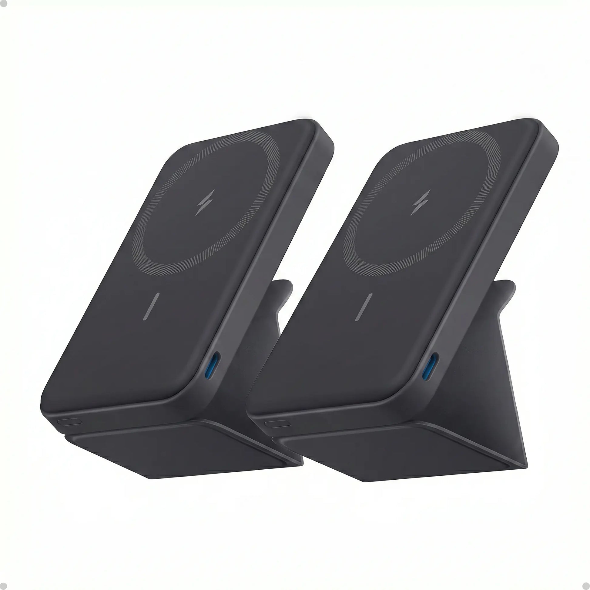Anker 5,000mAh Magnetic Power Bank - Wireless Portable Charger with Foldable Stand & USB-C Port for iPhone 17/16/15/14/13